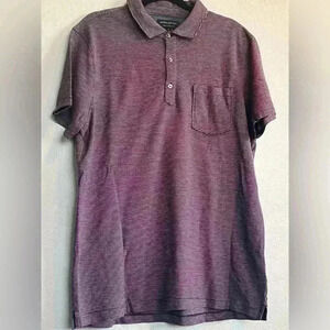 Banana Republic wicking pique Polo shirt with front pocket size Large